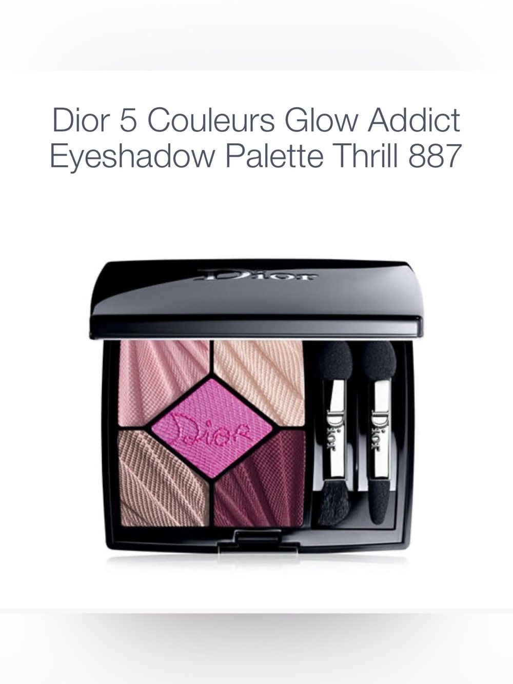 NIB Rare Dior 5 Couleurs Eyeshadow Palette 887 Thrill Limited Edition